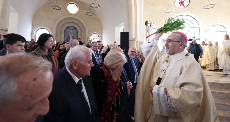 帕羅林樞機主持祝聖儀式。（圖／Latin Patriarchate of Jerusalem）